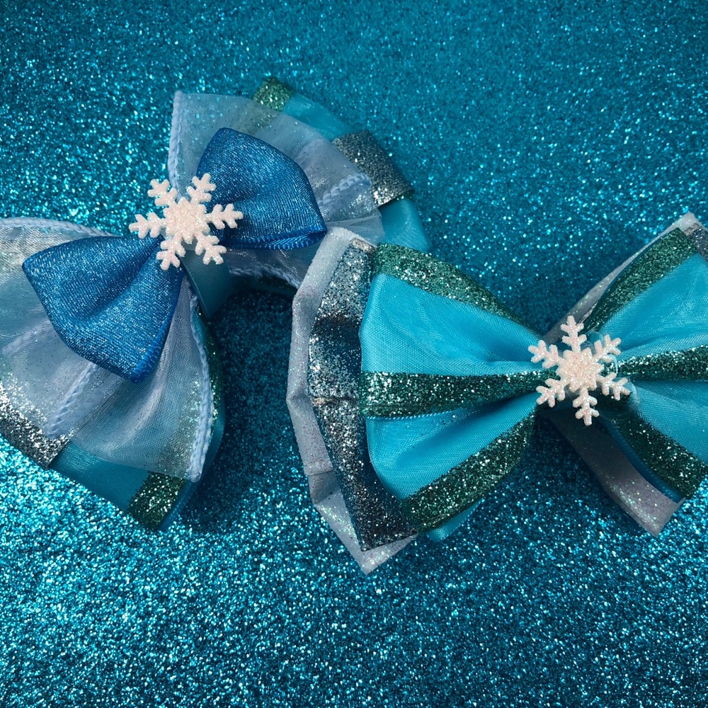 Snow Queen Inspired Bow